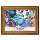 木目調で温かみのあるブラウンフレーム（オプション・有料）