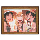 木目調で温かみのあるブラウンフレーム（オプション・有料）