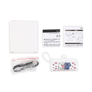 1個ずつ個包装してお届けします（取り扱い説明書・充電ケーブル付き）