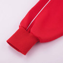 袖口は型崩れしにくいフライス（リブ）編み