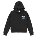 United Athle 10.0oz T/C ボックスシルエットスウェットフルジップパーカー（裏起毛）