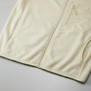 袖口、裾口はパイピングで仕上げ