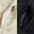 サイドポケットの袋布はメッシュ素材を使用