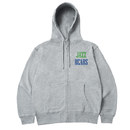 D-FACTORY 12oz プラチナフルジップパーカー