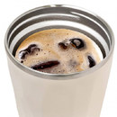 ステンレス製二重構造で保冷性に優れています