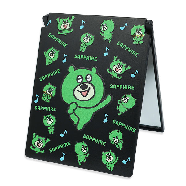 全面印刷 マットスクエアミラー（M）ブラック