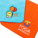 キャラクターやブランドロゴを刺繍したオリジナルハンカチを1点から作成可能！