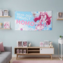 全面印刷のオリジナルバスタオルはタペストリーとして飾っても存在感抜群！