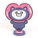 フリー型アクリルスタンド（クリア） 写真・イラストをアップするだけで作れるダイカットアクリルスタンド 大ロット・大量注文がお得 安いオリジナル自作アクスタ