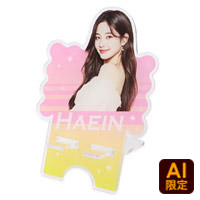 フリー型アクリルスマホスタンド オリジナル写真・イラストをフルカラープリントで作れる携帯用モバイルスタンド 物販・販促に人気!1個から大ロットまで作成可能