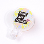 丸型アクリルクリップスタンド メモスタンドにもなる2way 大ロットはもちろん1個から制作可能 安い自作円形クリップ