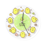 円形アクリル時計 1個からオリジナルで制作可能 インテリアにぴったり ギフトや記念品にもおすすめ フルカラープリントの安い自作時計