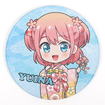 和紙缶バッジ 安全ピン（丸型）76mm