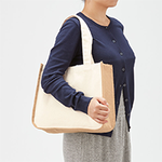 ノベルティジュート＆キャンバスコンビトート（M）