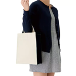 ノベルティポリ2トーンスクエアバッグ（M）