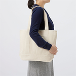 10ozノベルティオーガニックコットンキャンバスライントート