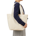 10ozノベルティフェアトレードコットンキャンバストート（M）