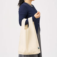 5oz フェアトレードコットンマチ付マルシェバッグ