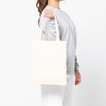 8.0oz ライトキャンバスフラットトート（M）