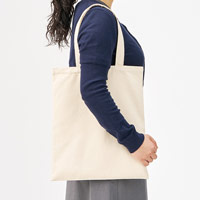 8oz ライトキャンバスフラットバッグ（LL）