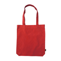 レッド SLOTH 8.5oz リサイクルコットントートバッグ（再生繊維）