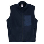 United Athle マイクロフリース フルジップ ベスト（一重）