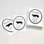 特急プリント名刺（縦型）100枚セット