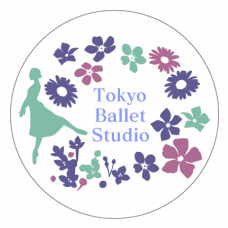 バレリーナのイラスト入りコースターをオリジナルでプリント　コースターのテンプレート　フルカラー印刷 アクリルコースター 円形の無料デザインテンプレート