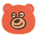 フルカラー印刷 コルクコースター くま