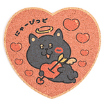 フルカラー印刷 コルクコースター ハート