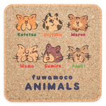 フルカラー印刷 コルクコースター 角形