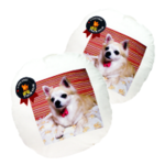 ペア丸型クッション