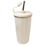 PREMO ストロー付真空タンブラー 500ml