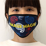 全面プリント布マスク