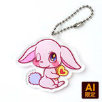 フリー型キーホルダー（クリア）