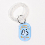 ブレスバンドキーホルダー（クリアブルー）