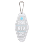 モーテルキーホルダー（シルバーラメ）