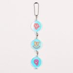 円形連結キーホルダー（オーロラ）