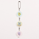 円形連結キーホルダー（クリア）