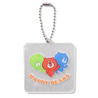 正方形キーホルダー(シルバーラメ)