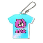 Tシャツ型キーホルダー（オーロラ）