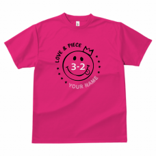 スマイルマークがかわいいクラスTシャツをオンデマンド転写でオリジナルでプリント　クラスTシャツのテンプレート　GLIMMER 4.4oz ドライTシャツ（レディース）の無料デザインテンプレート
