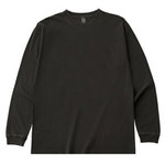 D-FACTORY 6.6oz ガーメントダイ長袖Tシャツ（1.6インチリブ）
