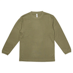 wundou 4.1oz アースカラー長袖Tシャツ