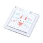 スクエア クリアワイヤレス充電器5W ホワイト