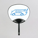 1色印刷 ミドルうちわ