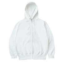 D-FACTORY 12oz プラチナフルジップパーカー