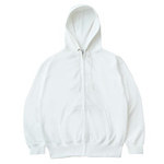 D-FACTORY 12oz プラチナフルジップパーカー