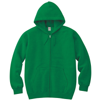 グリーン Printstar 8.4oz ジップアップライトパーカー