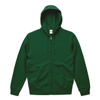グリーン United Athle 10.0oz スウェットフルジップパーカー